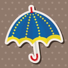 Umbrella theme elemets vector eps N87
