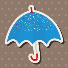 Umbrella theme elemets vector eps N88