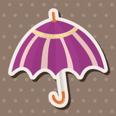 Umbrella theme elemets vector eps N89