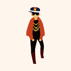 boy man cartoon theme elements vector eps N62