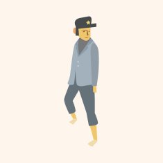 boy man cartoon theme elements vector eps N63