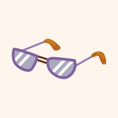 glasses theme elements vector eps N43