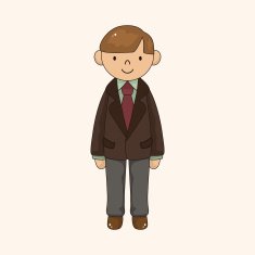 boy man cartoon theme elements vector eps N64