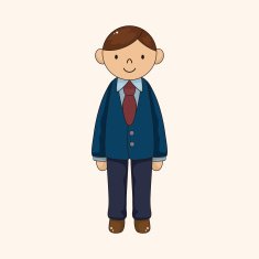 boy man cartoon theme elements vector eps N65