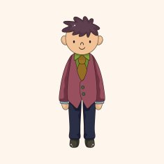 boy man cartoon theme elements vector eps N67