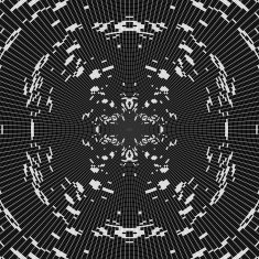 Black and white seamless abstract texture N4