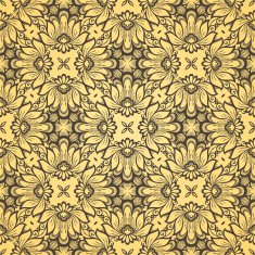 Seamless Vintage Lace Pattern (Vector) N35