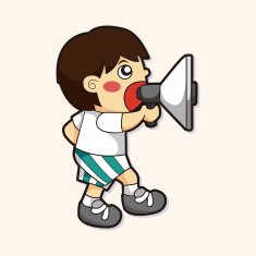 boy man cartoon theme elements N232