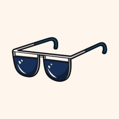 sun glasses theme elements N5