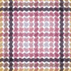 Wave tartan pink brown gradient background seamless pattern Vector