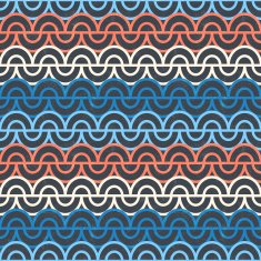 Geometric pattern with abstract waves and grunge