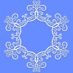 vector doodle pattern of spirals swirls and flowers N7