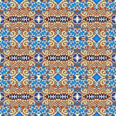 authentic seamless geometry vintage pattern N3