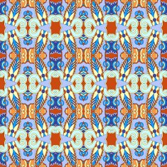 authentic seamless geometry vintage pattern N5