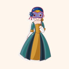 people party dress theme elements N38