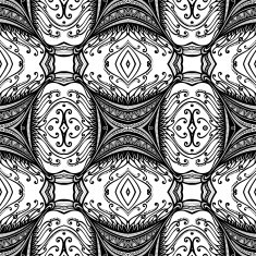 Seamless Vintage Lace Pattern (Vector) N45