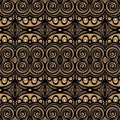Seamless Vintage Lace Pattern (Vector) N47