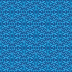 Blue seamless pattern N7