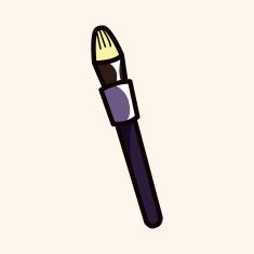 makeup brush theme elements vector eps N9