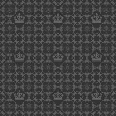Retro Wallpaper Design Template Black 6