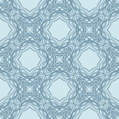 Seamless circle vintage flower pattern N5