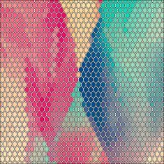 Modern red and green tile background from squares