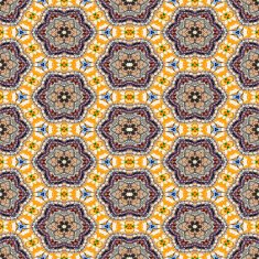 Tile of colorful Rock and bead Seamless background