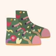 shoe style theme elements vector eps N67