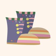 shoe style theme elements vector eps N73