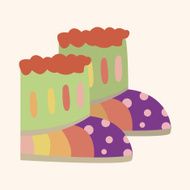shoe style theme elements vector eps N77
