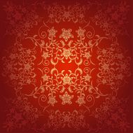 Flowers baroque background N7