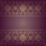 Baroque background floral