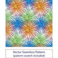 Fireworks seamless pattern