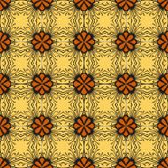 Seamless Vintage Lace Pattern (Vector) N48