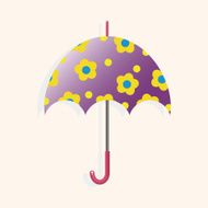 Umbrella theme elements vector eps N160