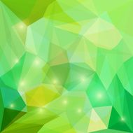 Abstract bright polygonal triangular background with glaring lights for design N19