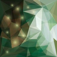 Abstract bright polygonal triangular background with glaring lights for design N21
