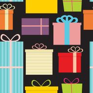 Different Gift Box Seamless Pattern Background Vector Illustrati N2
