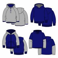 Four hoodies N2