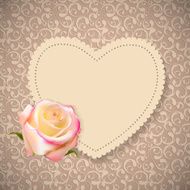 Beautiful Floral Cards with Realistic Rose Flowers Vector Illus N10