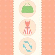 Card dress shoes bag Vintage