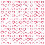 pattern with hearts Valentines Day N2
