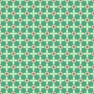 Seamless geometric pattern on a green background