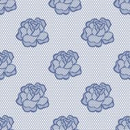 Vintage lace background ornamental flowers Vector texture