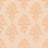 Vintage lace background ornamental flowers Vector texture N2