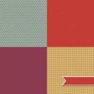 Seamless abstract retro pattern Stylish geometric background N3