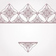 Vintage invitation card N23