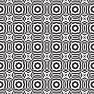 Abstract black and white textured geometric seamless pattern
