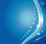 Blue christmas card background