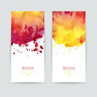 Set of two banners